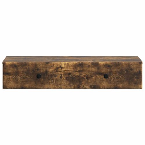 Стенен страничен масичка Опушен дъб 87,5 x 34,5 x 17 см