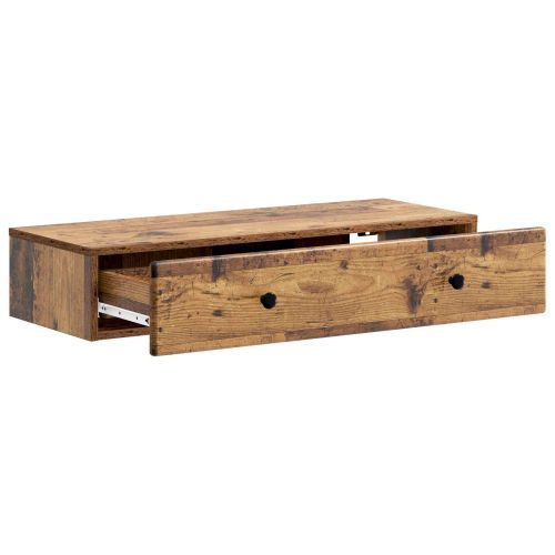 Стенен страничен масичка Старо дърво 87,5 x 34,5 x 17 см