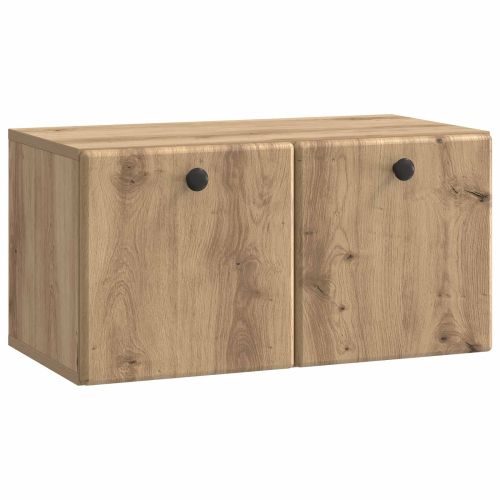 Стенно монтиран ТВ шкаф Дъб артизан 59,5 x 31 x 30 см