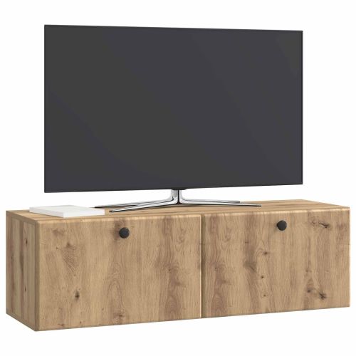 Стенно монтиран ТВ шкаф Дъб артизан 98 x 31 x 30 см