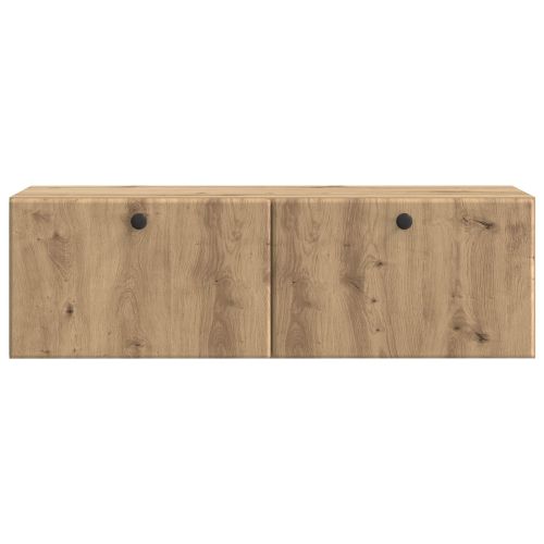 Стенно монтиран ТВ шкаф Дъб артизан 98 x 31 x 30 см
