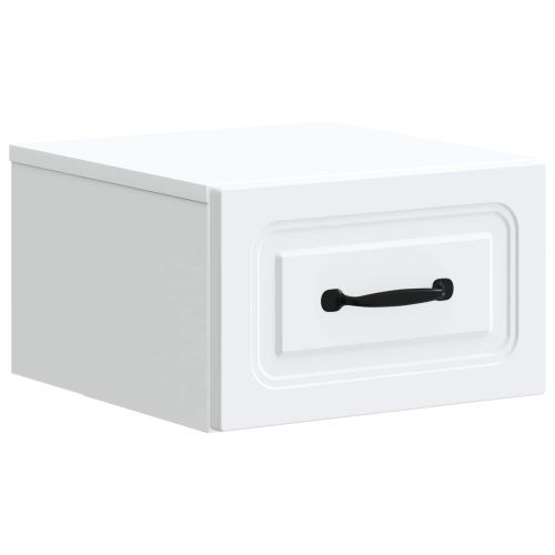 Спален шкаф с монтаж на стена 2 pcs Бяло 34,5 x 33 x 20 см
