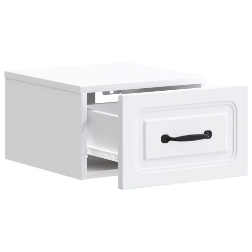 Спален шкаф с монтаж на стена 2 pcs Бяло 34,5 x 33 x 20 см