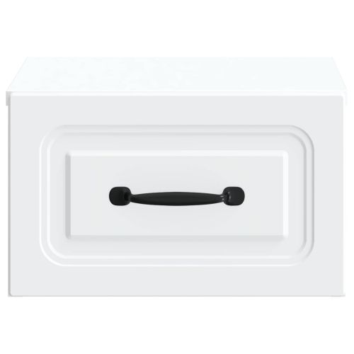 Спален шкаф с монтаж на стена 2 pcs Бяло 34,5 x 33 x 20 см