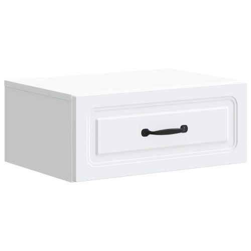 Спален шкаф с монтаж на стена 2 pcs Бяло 49 x 34,5 x 20 см