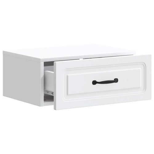 Спален шкаф с монтаж на стена 2 pcs Бяло 49 x 34,5 x 20 см