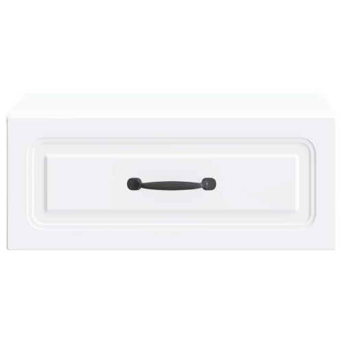 Спален шкаф с монтаж на стена 2 pcs Бяло 49 x 34,5 x 20 см