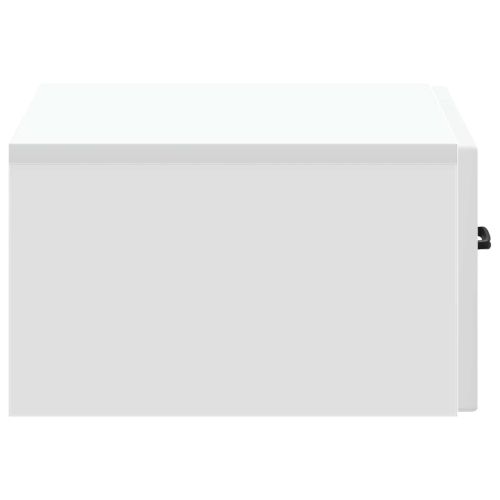 Спален шкаф с монтаж на стена 2 pcs Бяло 49 x 34,5 x 20 см