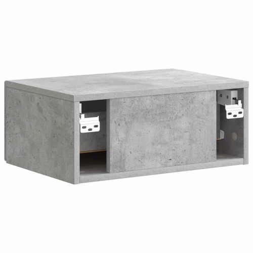 Спален шкаф с монтаж на стена Бетонно сиво 49 x 34,5 x 20 см