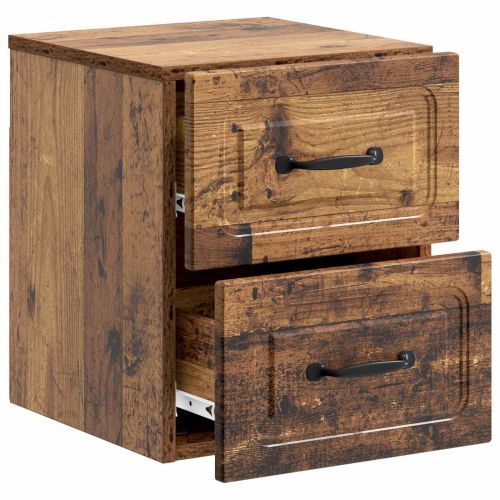 Спален шкаф с монтаж на стена Старо дърво 34,5 x 33 x 40 см