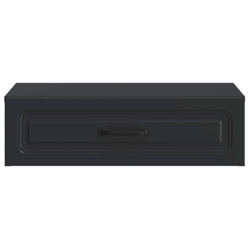 Стенен страничен масичка Черно 59 x 34,5 x 17 см