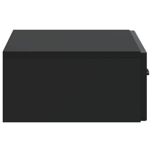 Стенен страничен масичка Черно 59 x 34,5 x 17 см