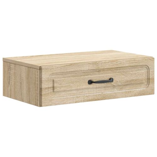 Стенен страничен масичка Дъб сонома 59 x 34,5 x 17 см