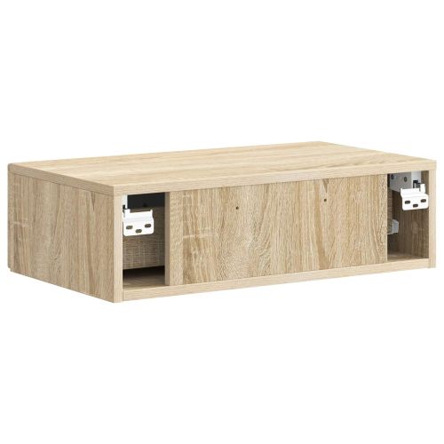 Стенен страничен масичка Дъб сонома 59 x 34,5 x 17 см