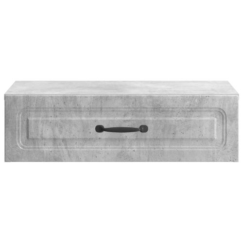 Стенен страничен масичка Бетонно сиво 59 x 34,5 x 17 см