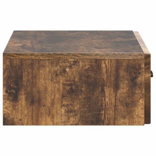 Стенен страничен масичка Опушен дъб 59 x 34,5 x 17 см