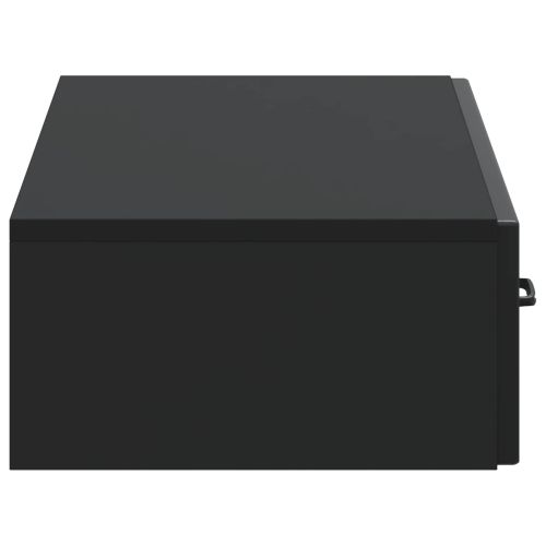 Стенен страничен масичка Черно 87,5 x 34,5 x 17 см