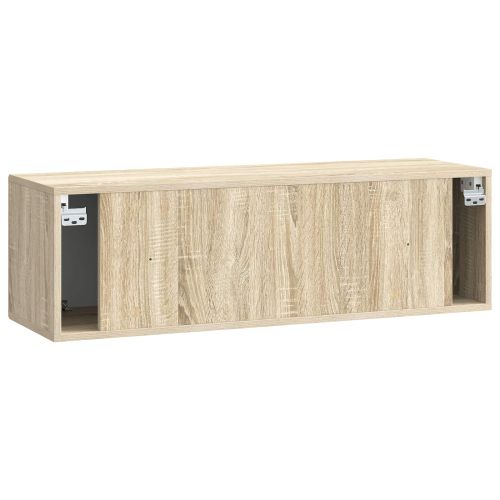 Стенно монтиран ТВ шкаф Дъб сонома 98 x 31 x 30 см