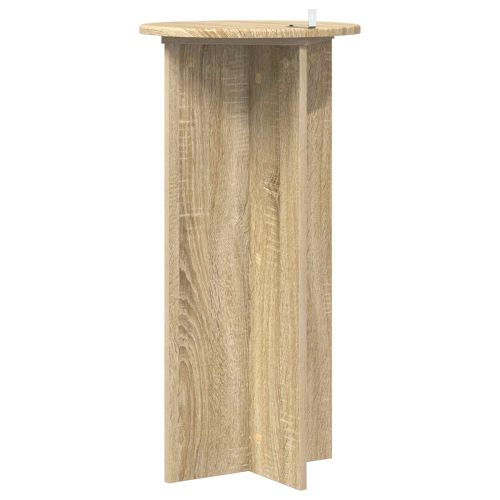 Стойка за растения 2 pcs Дъб сонома 40 x 40 x 80 cm