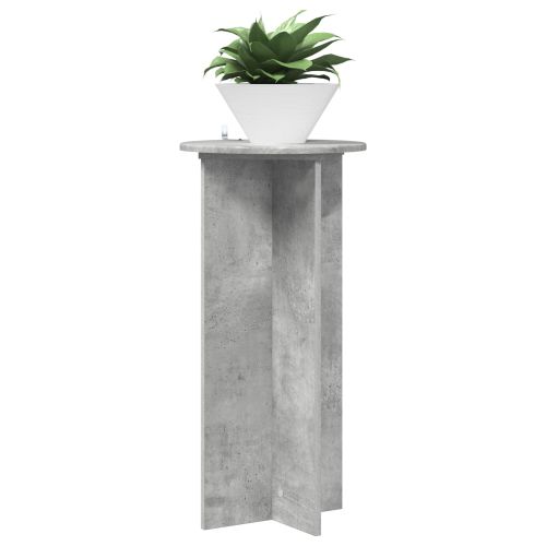 Стойка за растения 2 pcs Бетонно сиво 40 x 40 x 80 cm