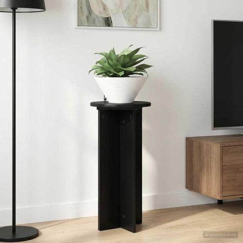 Стойка за растения 2 pcs Черно 29,5 x 29,5 x 60 см