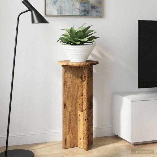 Стойка за растения 2 pcs Старо дърво 29,5 x 29,5 x 60 см