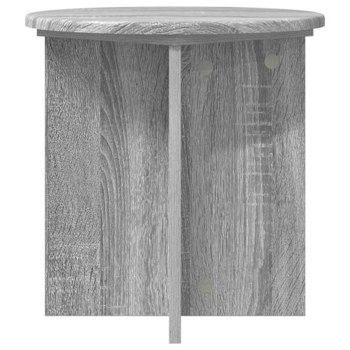 Стойка за растения 2 pcs Сива сонома 40 x 40 x 40 cm