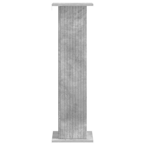Стойка за растения 2 pcs Бетонно сиво 30,5 x 30 x 100,5 см