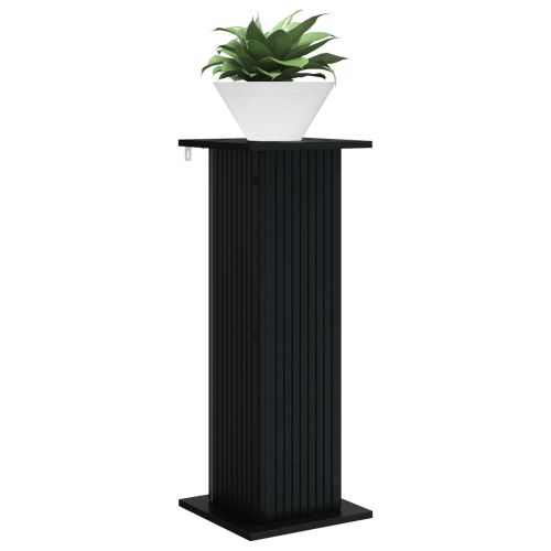 Стойка за растения Черно 30,5 x 30 x 80,5 см