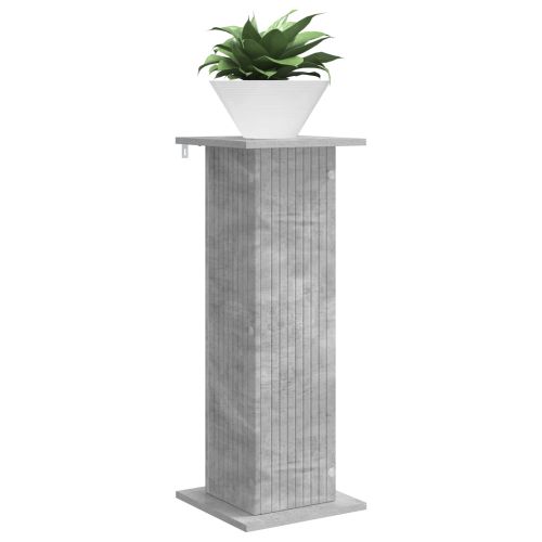 Стойка за растения 2 pcs Бетонно сиво 30,5 x 30 x 80,5 см