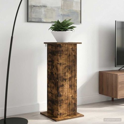 Стойка за растения Опушен дъб 30,5 x 30 x 80,5 см