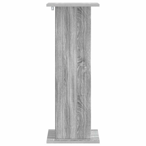 Стойка за растения 2 pcs Сива сонома 30,5 x 30 x 80,5 см