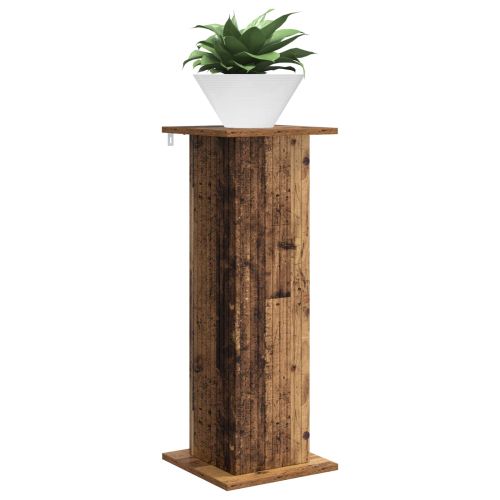 Стойка за растения 2 pcs Старо дърво 30,5 x 30 x 80,5 см