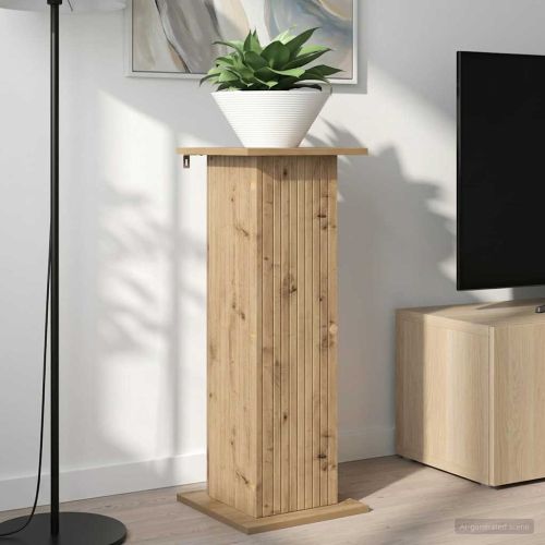 Стойка за растения 2 pcs Дъб артизан 30,5 x 30 x 80,5 см