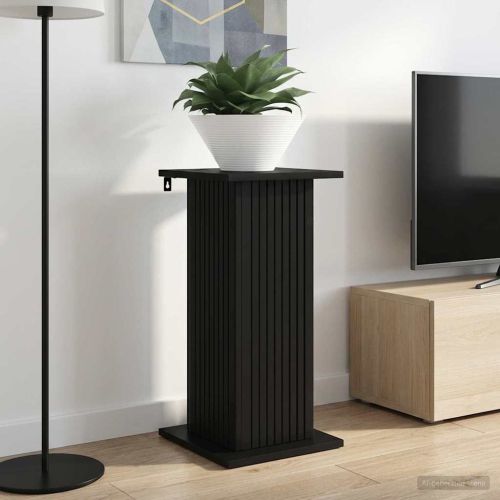 Стойка за растения 2 pcs Черно 30,5 x 30 x 60,5 см