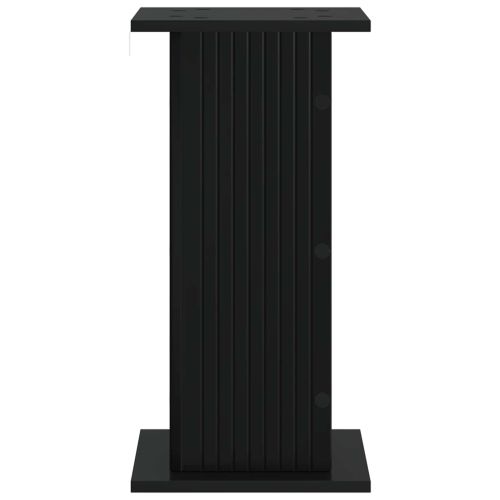 Стойка за растения 2 pcs Черно 30,5 x 30 x 60,5 см