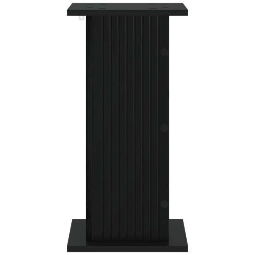 Стойка за растения 2 pcs Черно 30,5 x 30 x 60,5 см