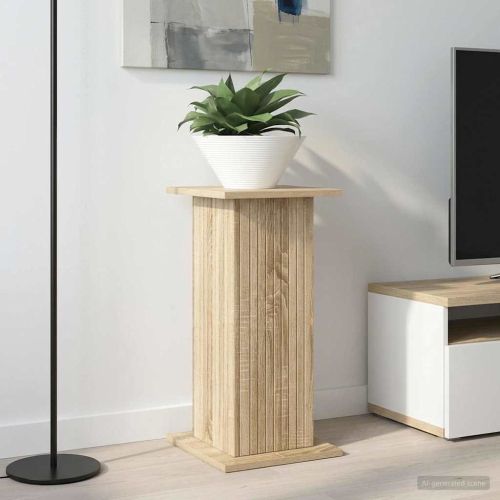 Стойка за растения 2 pcs Дъб сонома 30,5 x 30 x 60,5 см