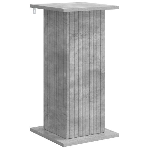 Стойка за растения Бетонно сиво 30,5 x 30 x 60,5 см