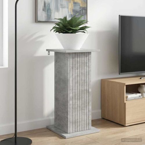 Стойка за растения 2 pcs Бетонно сиво 30,5 x 30 x 60,5 см