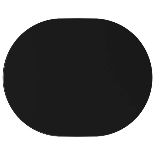 Странична маса Черно 50 x 39,5 x 55 см Инженерна дървесина