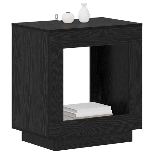 Странична маса Черен дъб 60 x 40 x 65 см Инженерна дървесина
