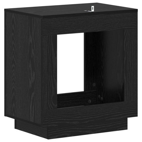 Странична маса Черен дъб 60 x 40 x 65 см Инженерна дървесина