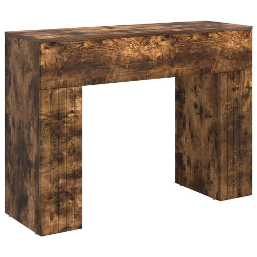 Масичка за кафе Опушен дъб 102 x 35 x 75 см Инженерна дървесина