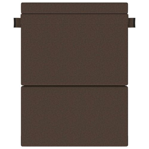 Разтегателен диван легло Таупе 203 x 152 x 15 см текстил