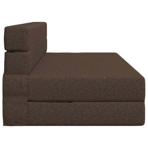 Разтегателен диван легло Таупе 203 x 152 x 15 см текстил