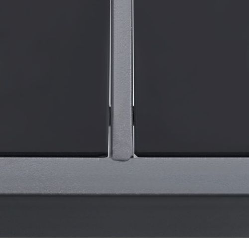 Градински трапезен комплект, 5 части, стомана