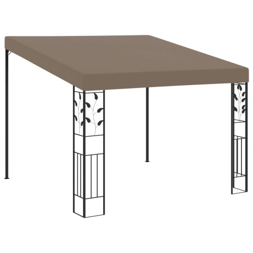 Шатра за стенен монтаж, 3x3x2,5 м, таупе