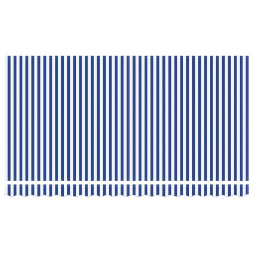 Сгъваем навес Синьо и бяло 400 x 200 cm Полиестер и алуминий