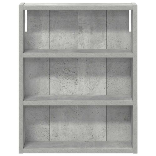 Банен стенен шкаф с рафт Бетонно Сиво 40 x 10 x 50 см